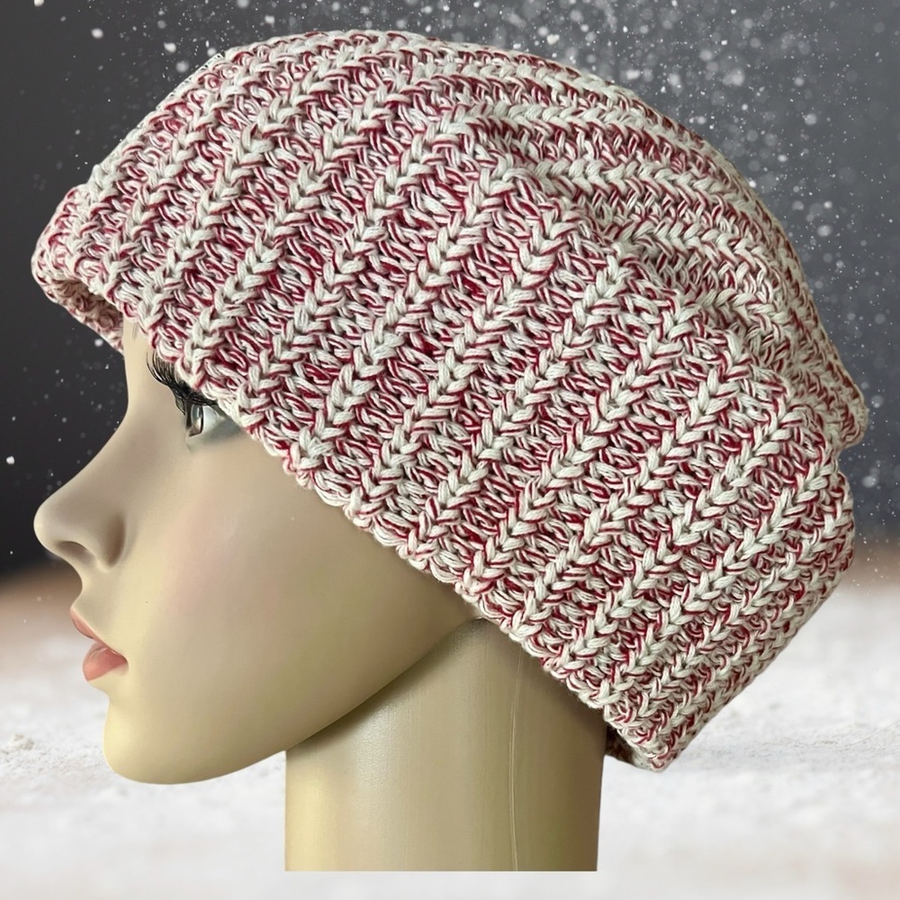 Love Your Melon Pink Speckled Slouch Beanie - Picture 5 of 11